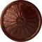 Ekena Millwork Brontes Ceiling Medallion (Fits Canopies up to 3 5/8"), 25 1/2"OD x 5 1/2"P, Antique Copper CM25BRACS - alternate 1